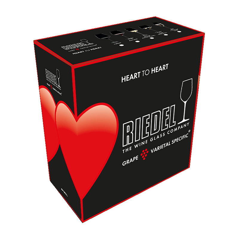 46 Cl Riedel Heart To Heart Calice Vino Bianco Riesling In Vetro Set 2 Pezzi