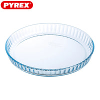 27 Cm Pyrex Bake And Enjoy Stampo Crostata Rotonda In Vetro Borosilicato