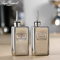 25 Cl Bormioli Luigi Optima Bottiglia Aceto Con Tappo Versatore In Vetro