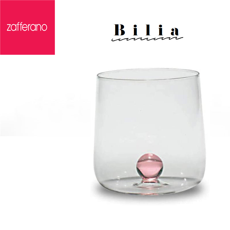 44 Cl Zafferano Bilia Bicchiere Acqua Bilia Colorata In Vetro Borosilicato Set 6 Pezzi