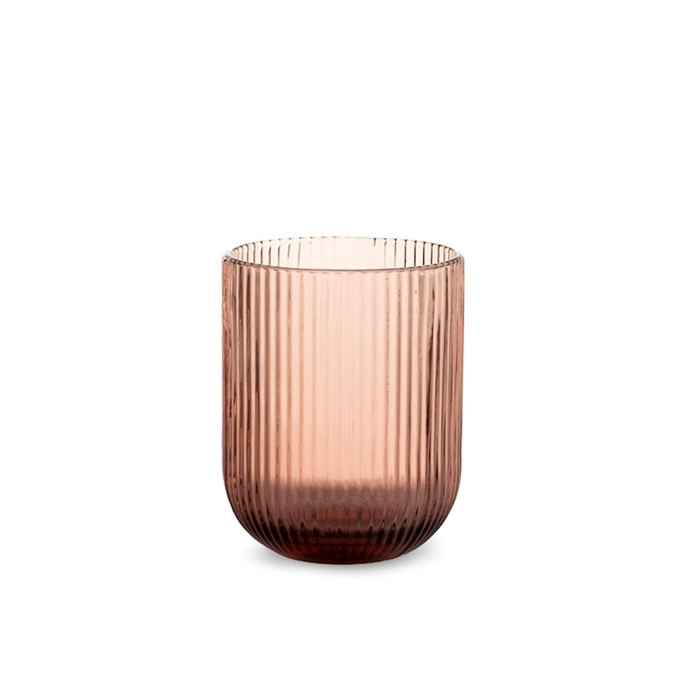 28 cl - H&H Peony Bicchiere Acqua In Vetro - Set 6 Pz