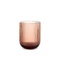 28 cl - H&H Peony Bicchiere Acqua In Vetro - Set 6 Pz