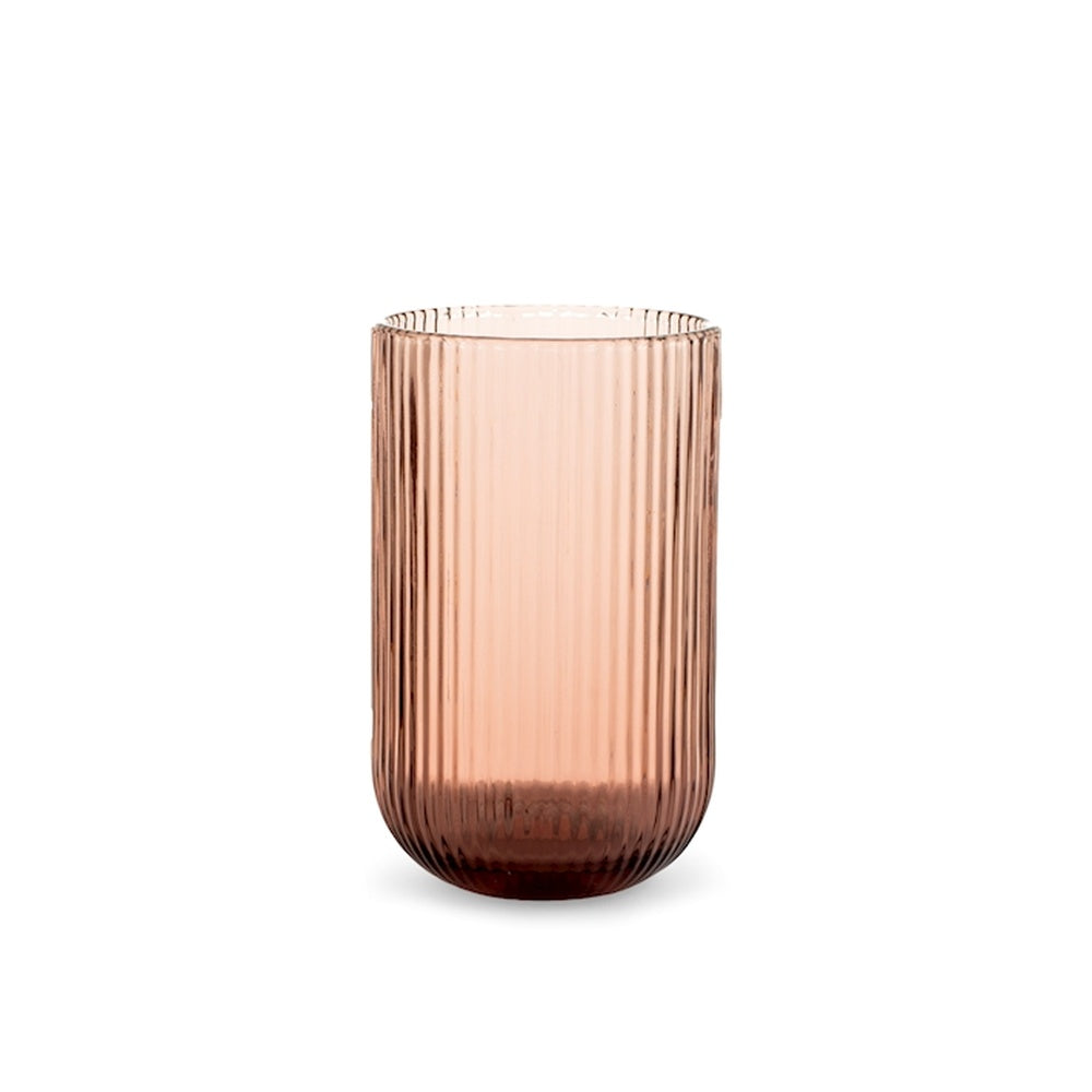 45 cl - H&H Peony Bicchiere Bibita In Vetro - Set 6 Pz