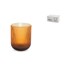 28 cl - H&H Peony Bicchiere Acqua In Vetro - Set 6 Pz