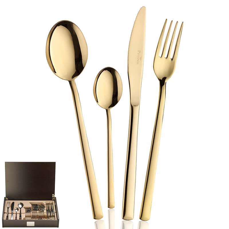 Pintinox Synthesis Servizio Posate In Acciaio Inox Set 24 Pz