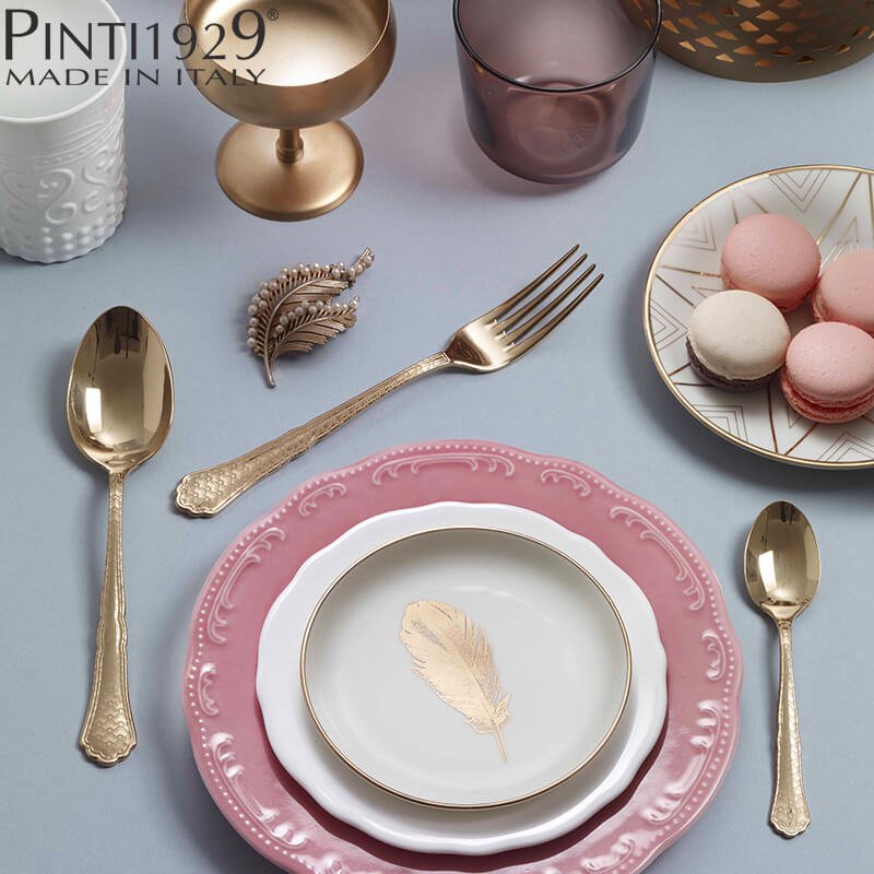 Pintinox Settecento Cucchiaio Tavola In Acciaio Inox Set 12 Pz