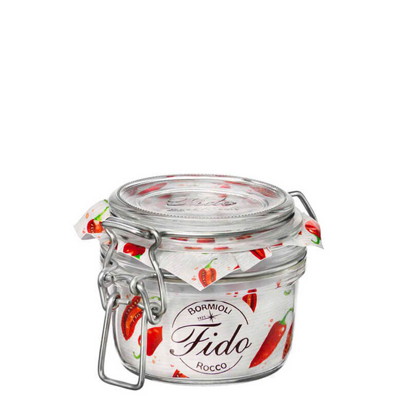 12 5 Cl Bormioli Rocco Fido Vasetto Ermetico Cilindrico In Vetro