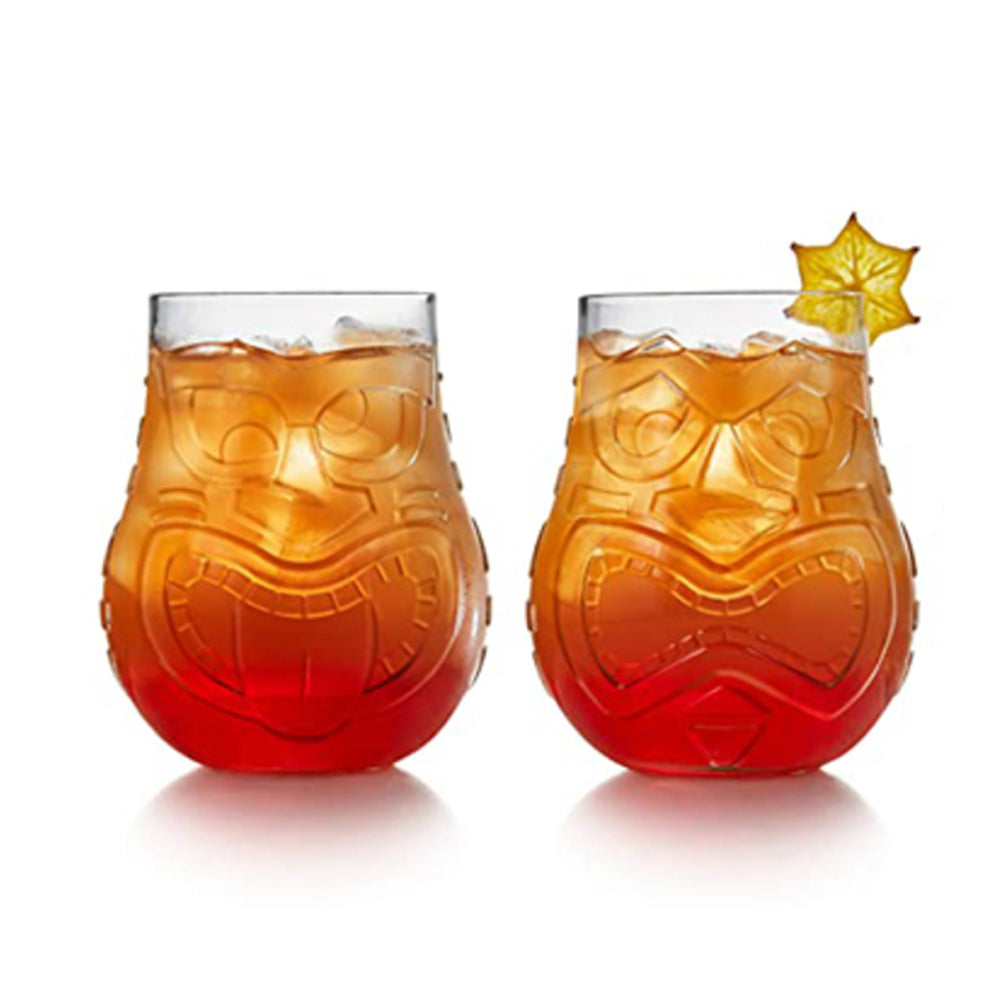 47 cl - Onis Tiki Split Bicchiere Cocktail In Vetro Set 6 Pz