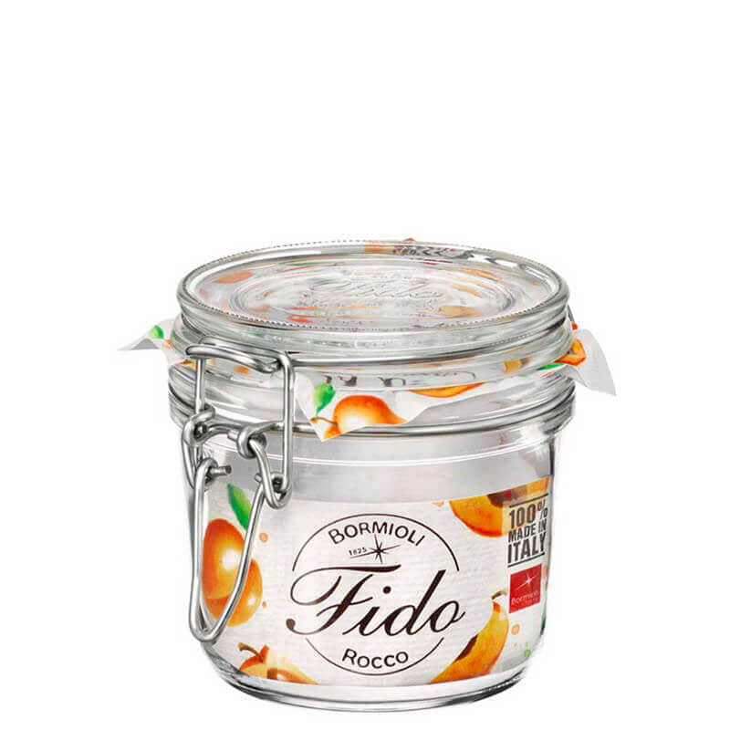 35 Cl Bormioli Rocco Fido Vasetto Ermetico Cilindrico In Vetro