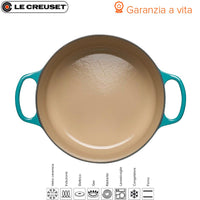 24 Cm Le Creuset Cocotte Evolution Casseruola Rotonda In Ghisa