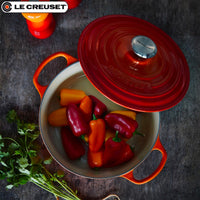 28 Cm Le Creuset Cocotte Evolution Casseruola Rotonda In Ghisa