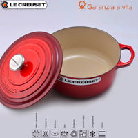 18 Cm Le Creuset Cocotte Evolution Casseruola Rotonda In Ghisa