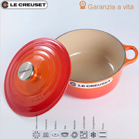20 Cm Le Creuset Cocotte Evolution Casseruola Rotonda In Ghisa