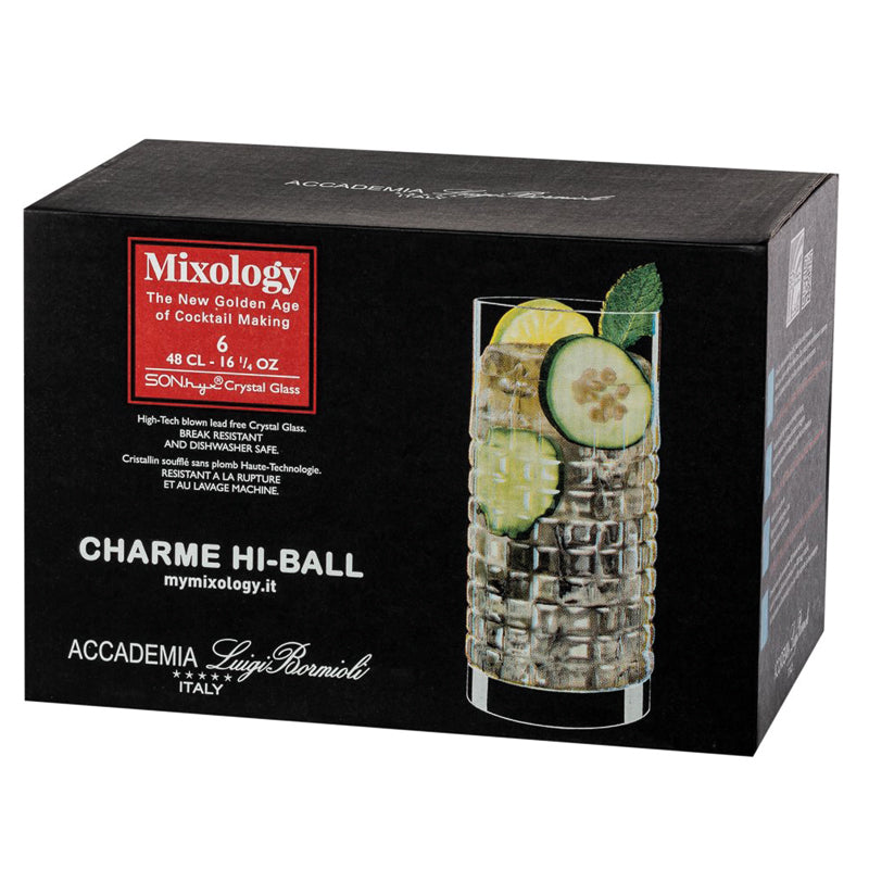 48 Cl Bormioli Luigi Mixology Bicchiere Cocktail In Vetro Set 6 Pezzi