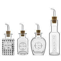 Bormioli Luigi Mixology Set Condimento In Vetro Set 4 Pz