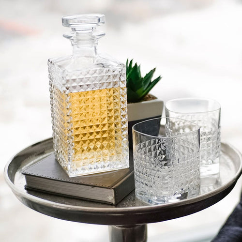 Mixology Elixir Whiskey Set Bottle And Glasses - Set 5 Pieces