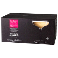 30 Cl Bormioli Luigi Vinea Calice Flute In Vetro Set 6 Pezzi