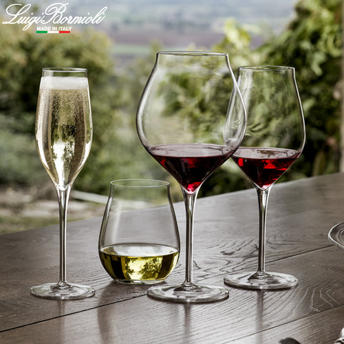 45 Cl Bormioli Luigi Vinea Calice Vino Rosso In Vetro Set 6 Pezzi