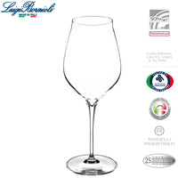 45 Cl Bormioli Luigi Vinea Calice Vino Rosso In Vetro Set 6 Pezzi