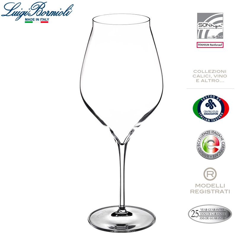 55 Cl Bormioli Luigi Vinea Calice Vino Rosso In Vetro Set 6 Pezzi