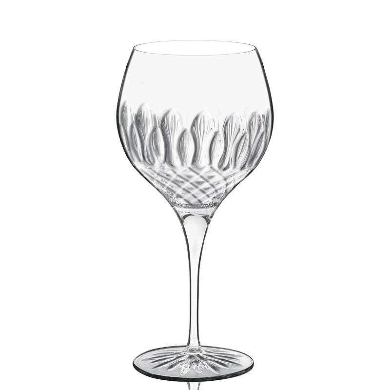 65 Cl Bormioli Luigi Diamante Calice Gin Tonic In Vetro Set 4 Pezzi