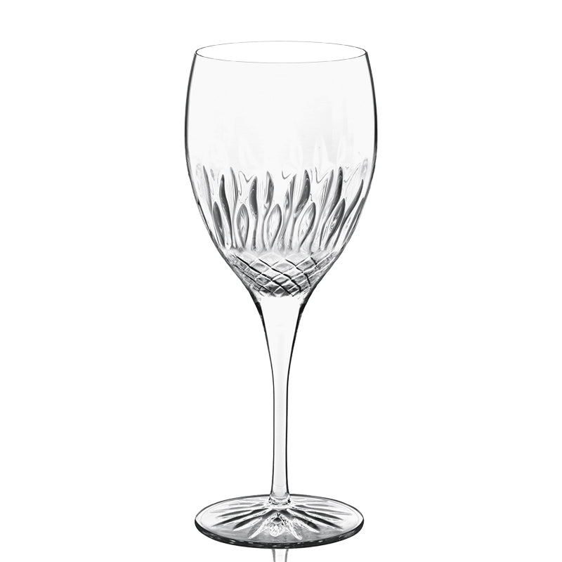 52 Cl Bormioli Luigi Diamante Calice Vino Rosso In Vetro Set 4 Pezzi