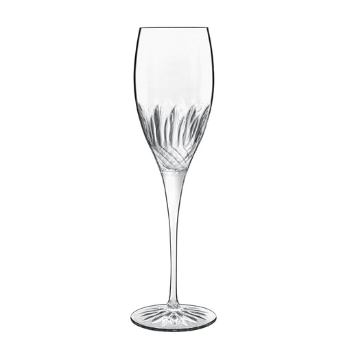 22 Cl Bormioli Luigi Diamante Calice Flute In Vetro Set 4 Pezzi