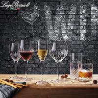 22 Cl Bormioli Luigi Diamante Calice Flute In Vetro Set 4 Pezzi