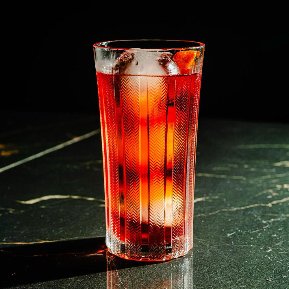 47 cl - Onis Mosaic Bicchiere Cocktail Cooler In Vetro Set 6 Pz