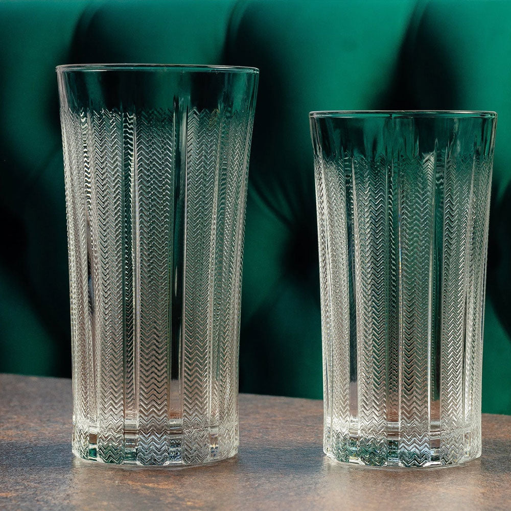 47 cl - Onis Mosaic Bicchiere Cocktail Cooler In Vetro Set 6 Pz