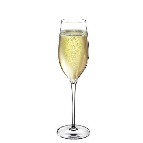 20 Cl Bormioli Luigi Vinea Calice Flute In Vetro Set 6 Pezzi