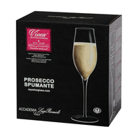 20 Cl Bormioli Luigi Vinea Calice Flute In Vetro Set 6 Pezzi