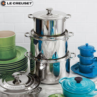 Le Creuset Set Casseruole Alte In Acciaio Inox Set 5 Pz