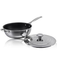 Le Creuset Padella Dello Chef Padella Bassa Antiaderente In Acciaio Inox