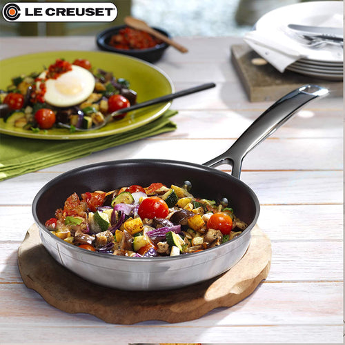 Le Creuset Padella Alta Antiaderente In Acciaio Inox