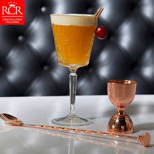 29 Cl Rcr Tattoo Calici And Bicchieri Cocktail In Vetro Set 6 Pezzi