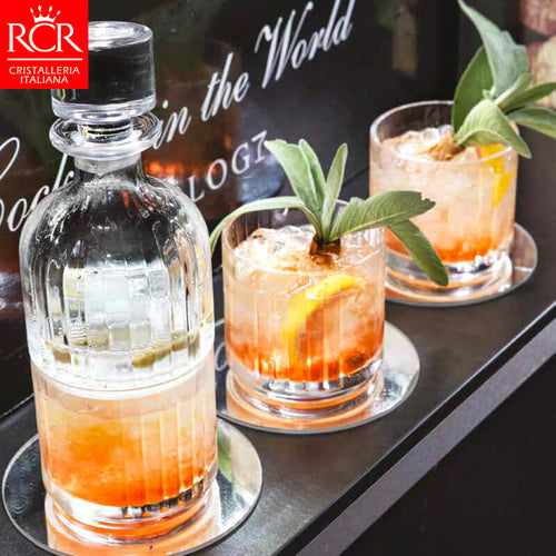 Rcr Combo Set Whisky In Vetro Set 3 Pezzi