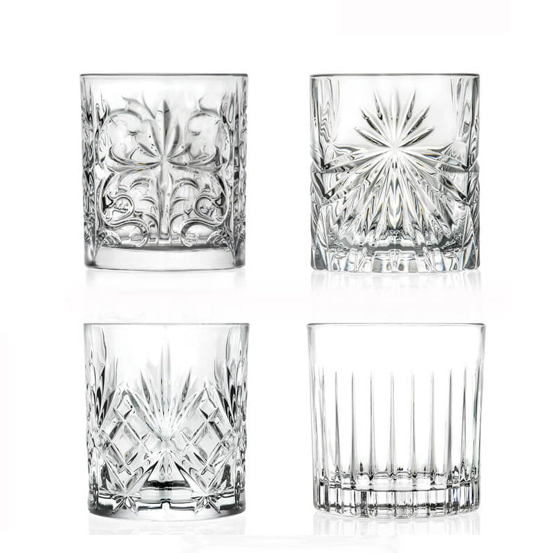 Rcr Mixology Calici And Bicchieri Cocktail In Vetro Set 4 Pezzi
