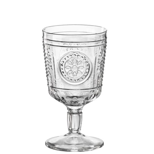 32 Cl Bormioli Rocco Romantic Calice Acqua In Vetro Set 6 Pezzi