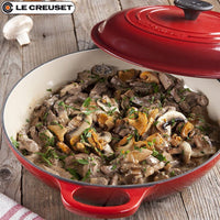 30 Cm Le Creuset Cocotte Evolution Tegame Basso Rotondo In Ghisa