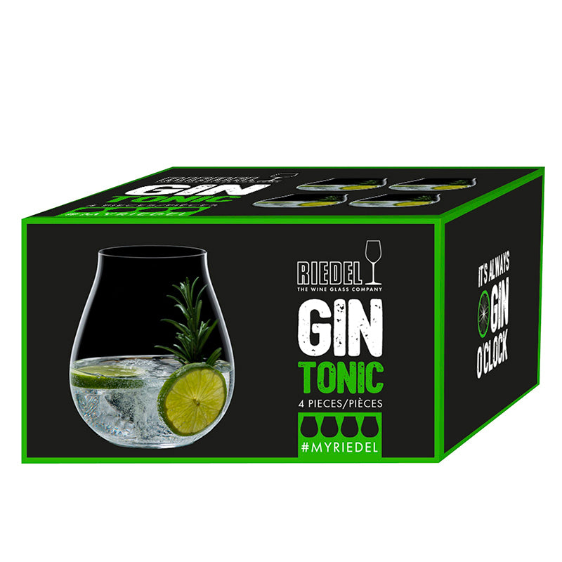 76 2 Cl Riedel Gin Tonic Bicchiere Gin Tonic In Vetro Set 4 Pezzi