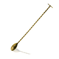 28 Cm Lumian Muddler Bar Spoon Cucchiaio Miscelatore In Acciaio Inox