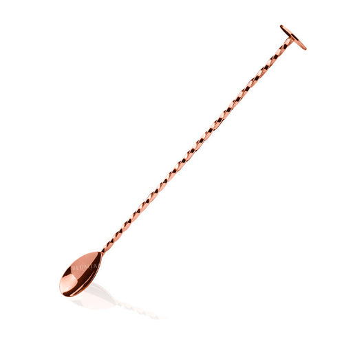 28 Cm Lumian Muddler Bar Spoon Cucchiaio Miscelatore In Acciaio Inox