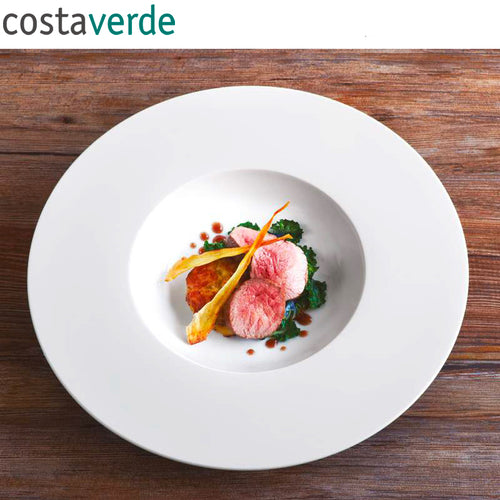 29 Cm Costa Verde Saturno Piatto Fondo In Porcellana Set 12 Pz