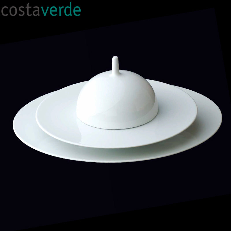 25 Cm Costa Verde Saturno Piatto Fondo In Porcellana Set 4 Pz
