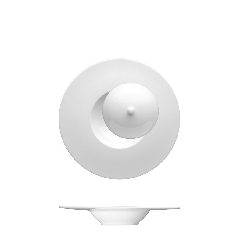 25 Cm Costa Verde Saturno Piatto Fondo In Porcellana Set 4 Pz