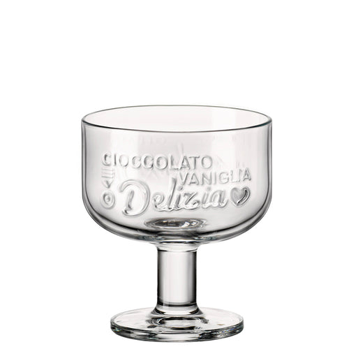 28 Cl Bormioli Rocco Graphica Coppa Dessert In Vetro Temperato Set 6 Pezzi