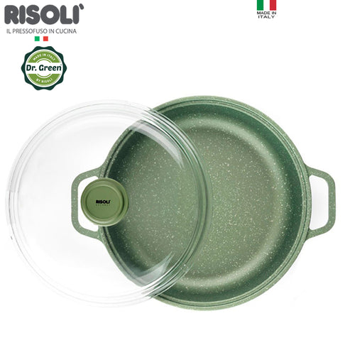 24 Cm Risoli Dr Green Stone Tegame Antiaderente In Alluminio
