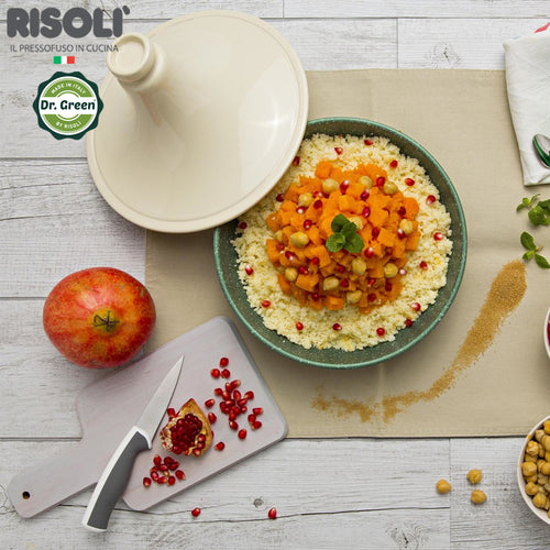 24 Cm Risoli Dr Green Stone Tajine Antiaderente In Alluminio
