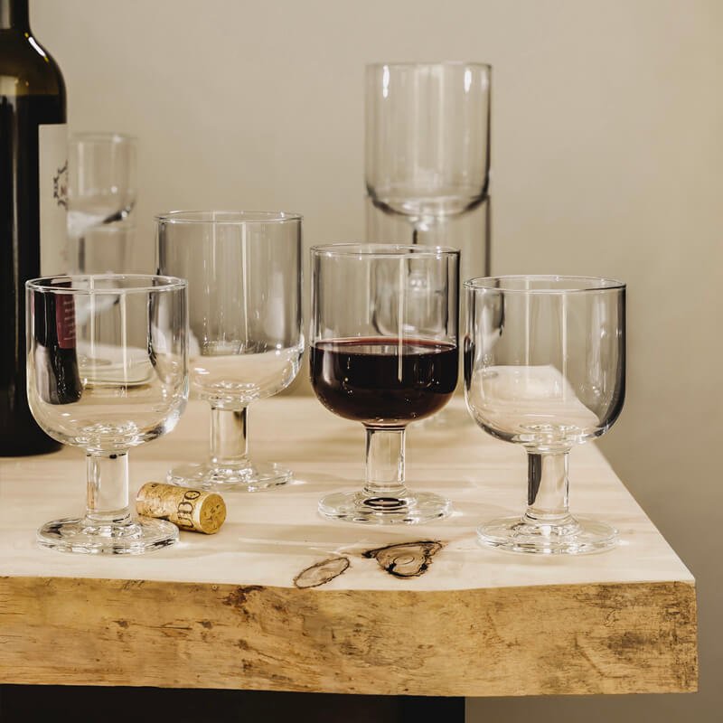 20 Cl Bormioli Rocco Hosteria Calice Vino Bianco In Vetro Temperato Set 6 Pezzi